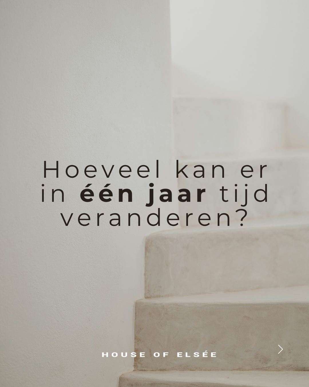 Hoeveel kan er in één jaar tijd veranderen?